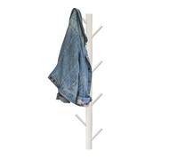 Vertical Coat Rack - Wall-Mounted Hook Rack ? Jacket Hanger ? Hat Rack for Wall & Multi-Hook Organizer for Entryway, Bedroom & Bathroom - Space-Saving Wooden Design