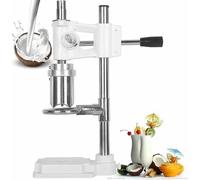 Vertical Coconut Opening Machine, Opener Tool Hole Drill Fruit Shop Manual for(White)