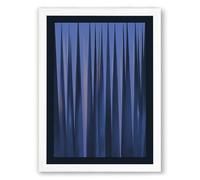 Vertical Contemplation Minimalist Framed Wall Art Print A2 (59.4×42cm) White, Wall Decor for Living Room, Bedroom, Office & Home, Ready to Hang, Art Gift