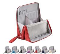 Vertical Cosmetic Bag, Multi-Purpose Large Capacity Oxford Cloth Toiletry Bag with compartments, Large Opening Vertical Office Desktop Storage