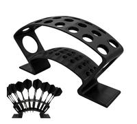Vertical Dart Stand - 3-Slot Tabletop Organizer Rack, Compact Display Holder for Home Office Living Room Bar Party Gym Game Room Competition Sporting Accessory Fun Use