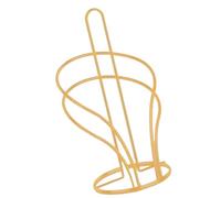 Vertical Desktop Paper Towel Holder Napkin Stand, Gold