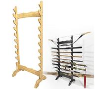 Vertical Display Stand Sword Rack with 6-12 Layers, Sturdy Katana Holder for Martial Arts Weapons, Organize and Store Various Swords