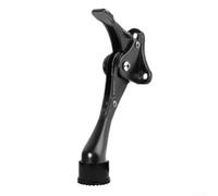 Vertical Door Stopper 13.8cm Anti-Slam Foot Pedal Design(Small A Black)