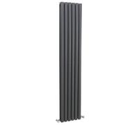 Vertical Double Panel Radiator - 1800mm x 354mm - 3638 BTU - Anthracite- Balterley