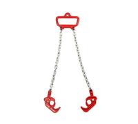 Vertical Drum Clamp, Alloy Steel Barrel Hook Spreader, 2 Hooks Drum Lifter for Secure Transport and Handling
