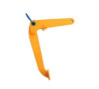 Vertical Drum Clamp, Alloy Steel Oil Drum Lifting Clamp, 1322 Lbs Capacity, Quick Loading for Industrial and Warehouse Use