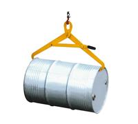 Vertical Drum Clamp, Carbon Steel Material Transport Tool for Oil Drum Lifting, Heavy Load Capacity for Overpack Drum Placement