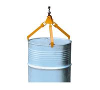 Vertical Drum Clamp, Carbon Steel Material Transport Tool for Oil Drum Lifting, Heavy Load Capacity for Overpack Drum Placement
