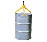 Vertical Drum Clamp, Heavy-Duty Three Jaw Lifter for Secure Handling of Barrels, Ideal for Forklift and Warehouse Operations