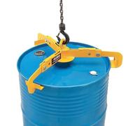 Vertical Drum Lifter 1100 LBS Drum Lifting Clamp for 30-55 Gallon Steel and Plastic Drums, Alloy Steel Barrel Hook Spreader (Color : F)