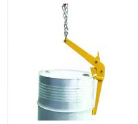 Vertical Drum Lifter Clamp Heavy-Duty Oil Drum Lifting Hook for 30-55 Gallon Barrels, 1000 lb Capacity, Efficient Barrel Handling