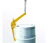 Vertical Drum Lifting Clamp, Suitable for Steel and Plastic Drums, Alloy Steel Barrel Hook Diffuser(C)