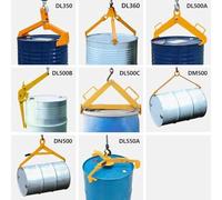 Vertical Drum Lifting Clamp, Suitable for Steel and Plastic Drums, Alloy Steel Barrel Hook Diffuser(D)