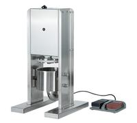 Vertical Electric Sausage Stuffer with Foot Pedal,Stainless Steel,2l/4l,3 Tubes (2L)