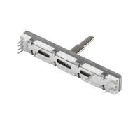 Vertical Fader Straight Slide Potentiometer 60mm for DJM-350/400/600/700/800/2000 Mixers, Metal Push Slider Replacement Part