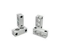 Vertical Fixed Diameter Fastening Pillar Parallel Clamp with The Same Diameter Optical Axis Fixing Steel Pipe Round Frame Connector(25-25hole spacing 40)