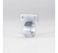 Vertical Fixed Ring Sash Window Lift 44 X 12mm 25mm Dia Satin Chrome