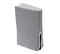 Vertical Game Console Dust Cover Protector with Oxford Cloth, PS5 Console Dust Cover for Living Room, Bedroom and Other Scenes (Grey)