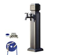 Vertical Garden Water Column Faucet with Showerhead Black 110L - Ideal for Outdoor Gardens and Yards Durable and Stylish Watering Solution
