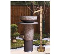 Vertical Garden Water Column with Faucet, Floor Mounted Hydrant for Outdoor Use, Antifreeze Design