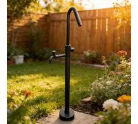 Vertical Garden Water Tap, Double Faucet for Outdoor Irrigation and Washing