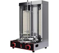 Vertical Gas Shawarma Grill Machine - Professional Kebab & Gyro Broiler for Family Restaurants, Parties & Commercial Kitchens - Perfect for Delicious Meat Cooking