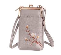 Vertical Grip Ending Phone Bag PU Leather Crossbody with Adjustable Strap for Essentials Phone Large Capacity Shoulder Bags Wallet Purse with Kiss Dating Traveling