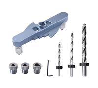 Vertical Hole Locator Pocket Hole Jig Drilling Locator Woodworking Dowel Centering Drill Guide Kits Center Locator Woodworking Hole Locator
