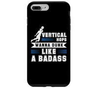 Vertical Hops Slam Dunk Wanna Dunk Basketball Gift Case for iPhone 7 Plus/8 Plus