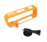 Vertical Horizontal Camera Cage for Insta360 for x4 Air Vertical(Orange-Horizontal)