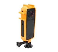 Vertical Horizontal Cold Shoe Frame With Adapter For Insta360 X4 Air, Silicone Protective Cage With Dual Mounts, Expand Mic Light