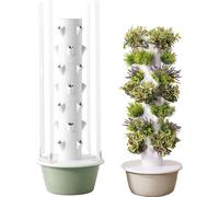 Vertical Hydroponic Grow Tower for Fruits and Vegetables, Aeroponic System with Light, Home Gardening Kit