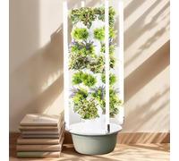 Vertical Hydroponic Grow Tower,Hydroponic Tower System - Vertical Aeroponic Garden for Herbs & Vegetables, 36 Pods Soilless Planting, Indoor Strawberry Growing, Space-Saving Hydroponics Sol