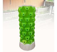 Vertical Hydroponic Grow Tower Kit - Freestanding Aeroponic Garden for Herbs & Vegetables, Includes Pump & Seed Bed - Indoor Growing System