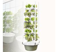 Vertical Hydroponic Grow Tower,Vertical Hydroponic Tower Garden System Kit - 28 Pots Aeroponic Growing System with Water Tank, Indoor Hydroponics Setup for Efficient Urban Gardening - Perfe