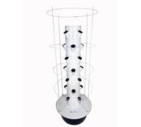 Vertical Hydroponic Growing Tower, 36-Plant Site Indoor Garden System with Smart Water Circulation, Foldable Full-Spectrum LED Grow Light, Food-Grade Material, for Home Herb V with vine frame 5-layer