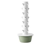 Vertical Hydroponic Growing Tower, 36-Plant Site Indoor Garden System with Smart Water Circulation, Foldable Full-Spectrum LED Grow Light, Food-Grade Material, for Home Herb Vegetabl no light 7-layer