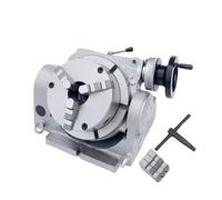 Vertical Indexing Table Rotary Table Dividing Head 125MM 160mm 3-Jaw Lathe Chuck Milling Tools(TSK160-125mm Chuck)