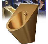 Vertical Induction Flush Urinal, Stainless Steel Wall Mounted Sensor Urinal for Commercial Men's Outdoor Toilet, Automatic Flushing