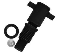 Vertical Jack Release Valve Metal Repair Part for Floor Jacks | Precise Fluid Control, Black Finish, Steel Ball and Seal, for Mechanics and DIY Car Owners