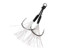 Vertical Jigs Assist Hook Double Fishing Assist Hooks Slow Jigs Dancing Jigging Lures Replacement Hooks 2 Pack