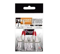 Vertical Jigs Assist Hook Double Fishing Assist Hooks Slow Jigs Dancing Stingers Jigging Lures Replacement Hooks 2 Pack Rustproof Fishing Hooks