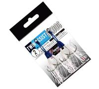 Vertical Jigs Assist Hook Double Fishing Assist Hooks Slow Jigs Dancing Stingers Jigging Lures Replacement Hooks 2 Pack Rustproof Fishing Hooks