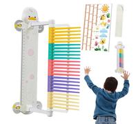 Vertical Jump Measuring Tool - Kids Fitness Trainer, Jump Height Tester | ABS Build Lightweight Design 36cm Scale Adjustable Pole, Educational Physical Assessment Activity Equipment Indoor Outdoor