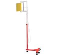 Vertical Jump Tester, Adjustable Height Vertical Leap Measurer, Vertical Jumping Trainer, Vertical Jump Test Stick Pole, Floor Standing High Jump Training Equipment,Colorful,1.4~2.8m/4.6~9.2ft