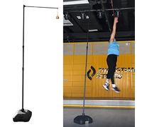 Vertical Jump Tester Black Iron Jump Training Device with Bell, Basketball Measurement Tester, High Performance Jump Test Stick Pole Tool Fitness Equipment