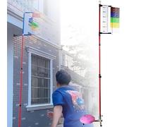 Vertical Jump Tester Floor Standing High Training Equipment Adults Tester for Jumping Trainers Aid Physical Training Test,Vertical Jump Trainer, Metal Gym School Vertical Leap Measurer, 3.9f