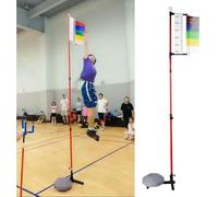 Vertical Jump Tester Floor Standing High Training Equipment Adults Tester for Jumping Trainers Aid Physical Training Test,Adjustable Height, School Gym Vertical Jump Tra