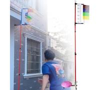 Vertical Jump Tester for Kids and Youth, Adjustable Height Training Equipment with Sturdy Pole for Leap Measurement and Athletic Development